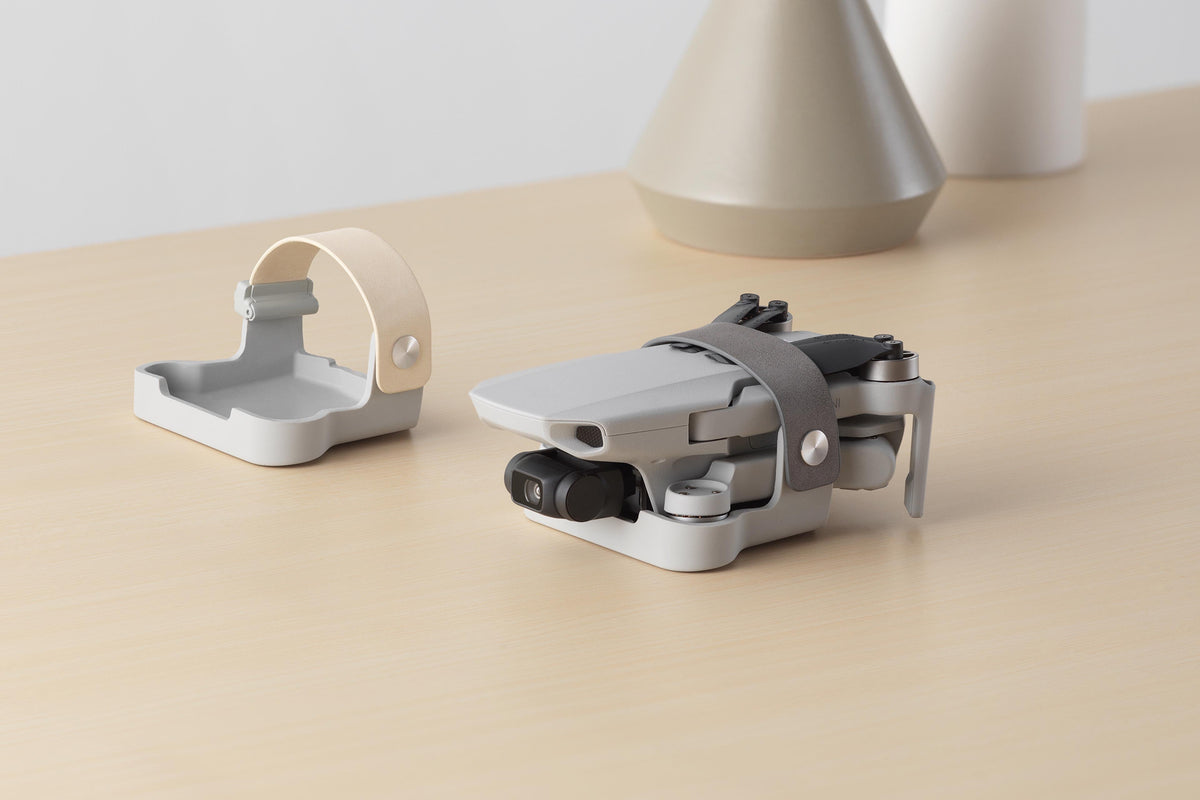 DJI Mavic Mini Part 23 Propeller Holder(Charcoal) — propeller holder shown on aircraft for fit illustration