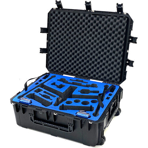 GPC DJI Inspire 3 Travel Mode Case product view 1; Aircraft, batteries, controllers, computers and other equipment shown for fit are not included with the case.