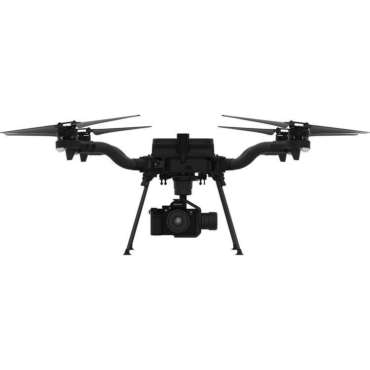 Freefly aircraft package view. Flight batteries shown for illustration and are not included.