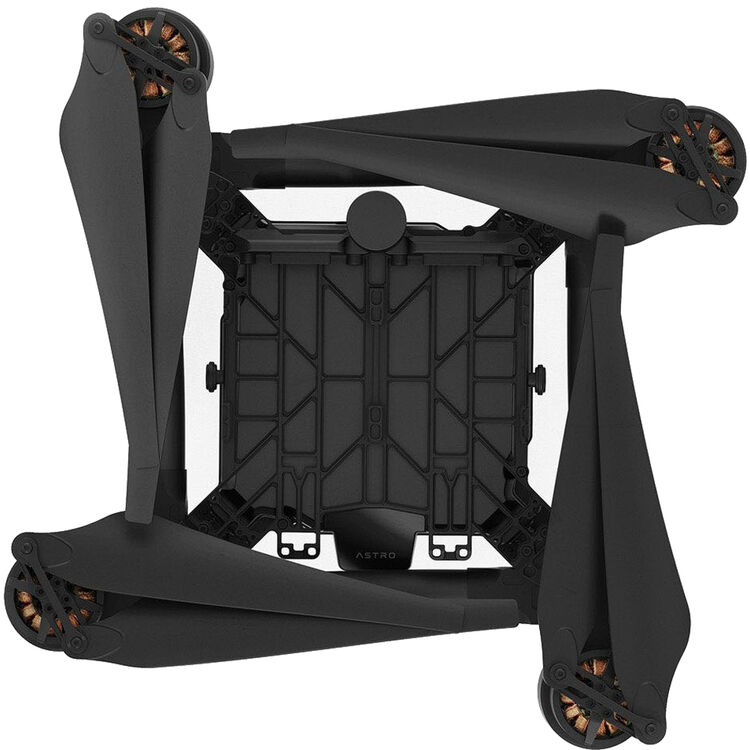 Freefly Astro Map, No SL8 Batteries product view; illustrated batteries or payloads are not proof of package inclusion
