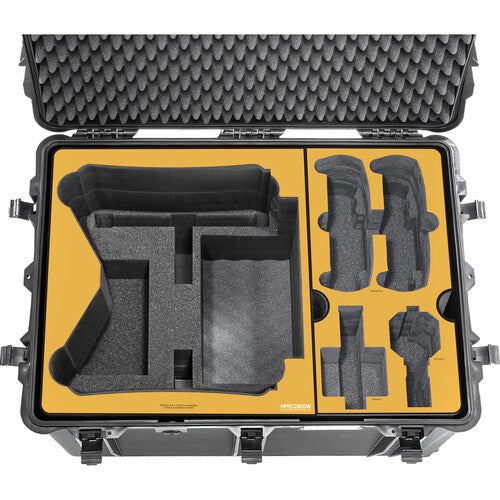 HPRC PROTECTIVE CASE FOR DJI MATRICE 350 RTK (Zenmuse H30/H30T version) - HPRC2800W product view 1; Aircraft, batteries, controllers, computers and other equipment shown for fit are not included with the case.