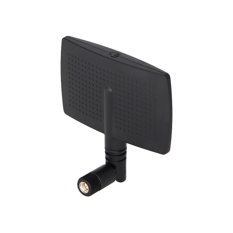 Directional SMA antenna, product-only angled view