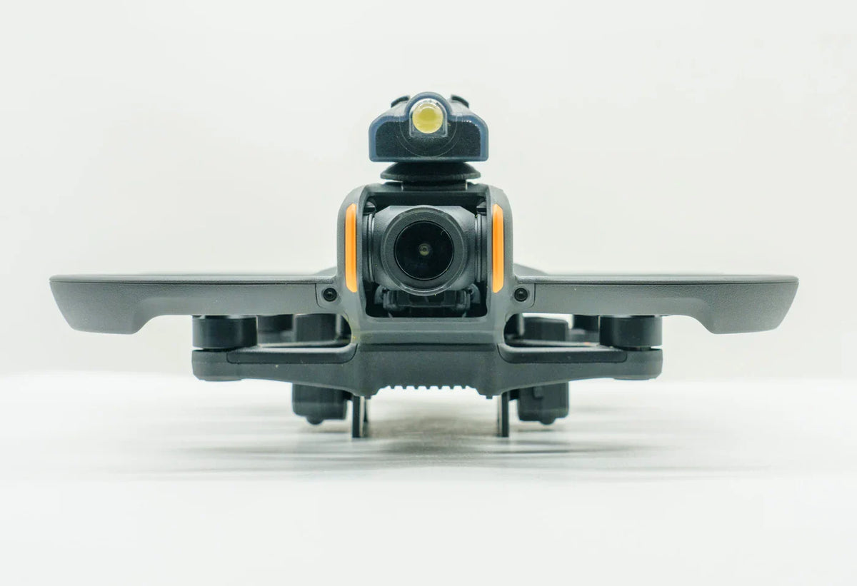 FoxFury DJI Avata 2 Light System: lighting kit shown installed on aircraft