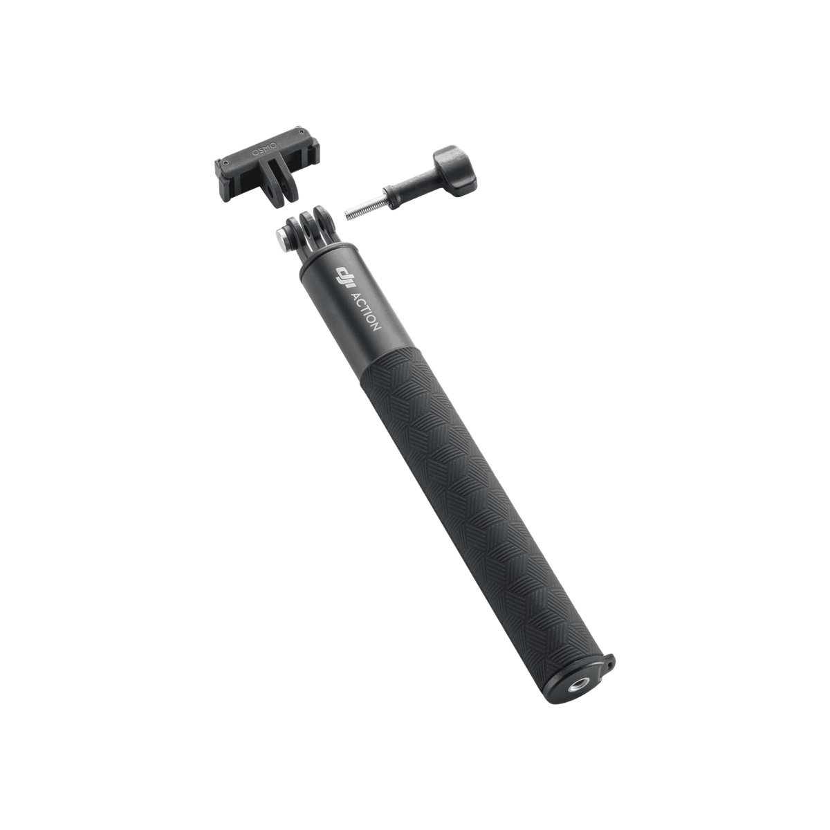 Extension rod kit showing rod, adapter and locking screw