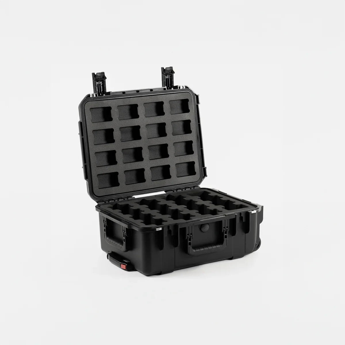 Freefly SL8 Travel Case product view 1; Aircraft, batteries, controllers and other equipment shown for fit are not included with the case.