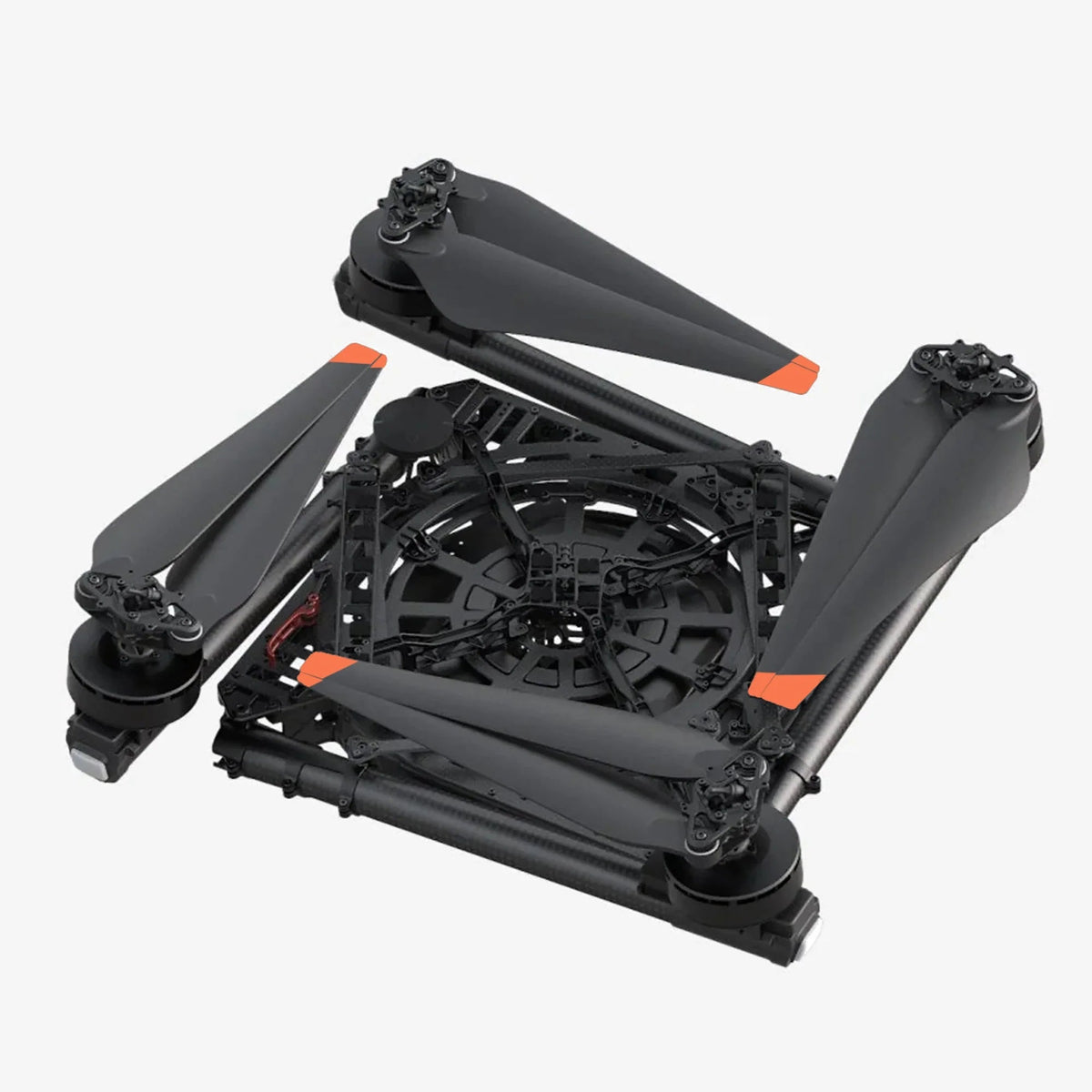 Freefly Alta X folded airframe with propellers