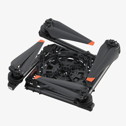 Freefly Alta X folded airframe with propellers