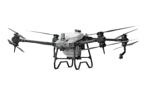 DJI Agras T40 Aircraft product view; illustrated batteries or payloads are not proof of package inclusion