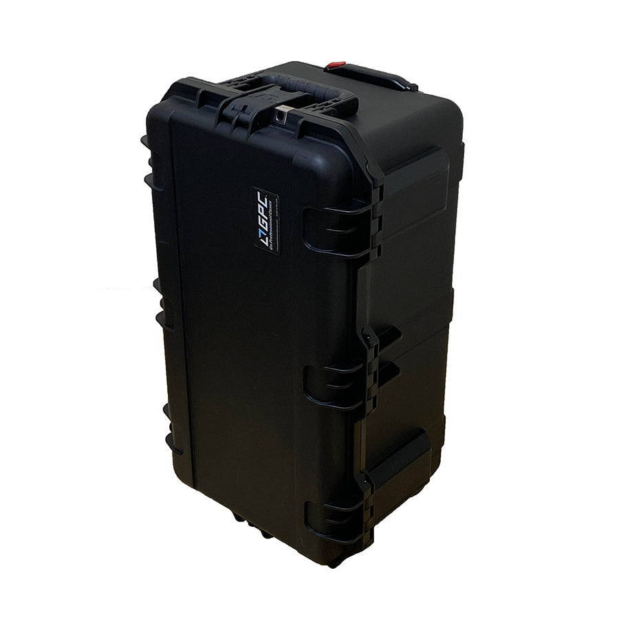 GPC Case for DJI TB100 Batteries (holds up to 4 TB100) product view 1; Aircraft, batteries, controllers and other equipment shown for fit are not included with the case.