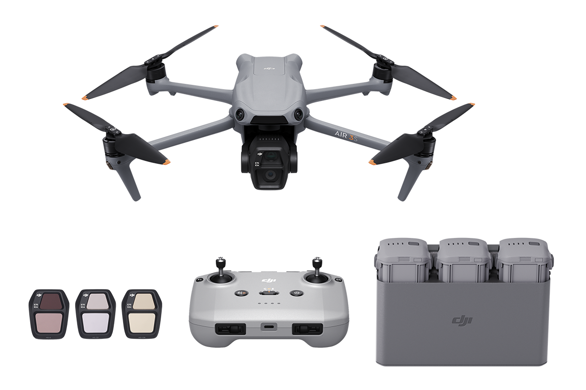 DJI Air 3S Fly More Combo with DJI RC-N3 product view
