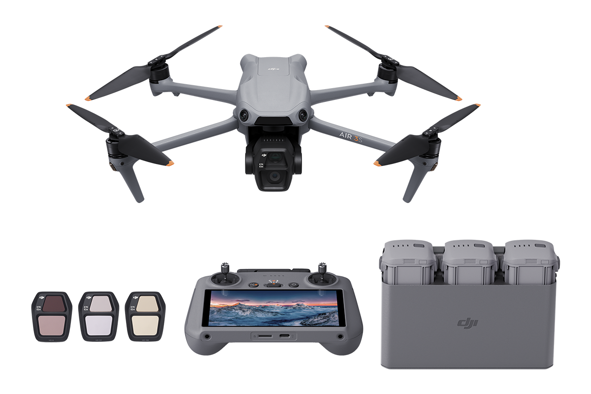 DJI Air 3S Fly More Combo with DJI RC 2 product view