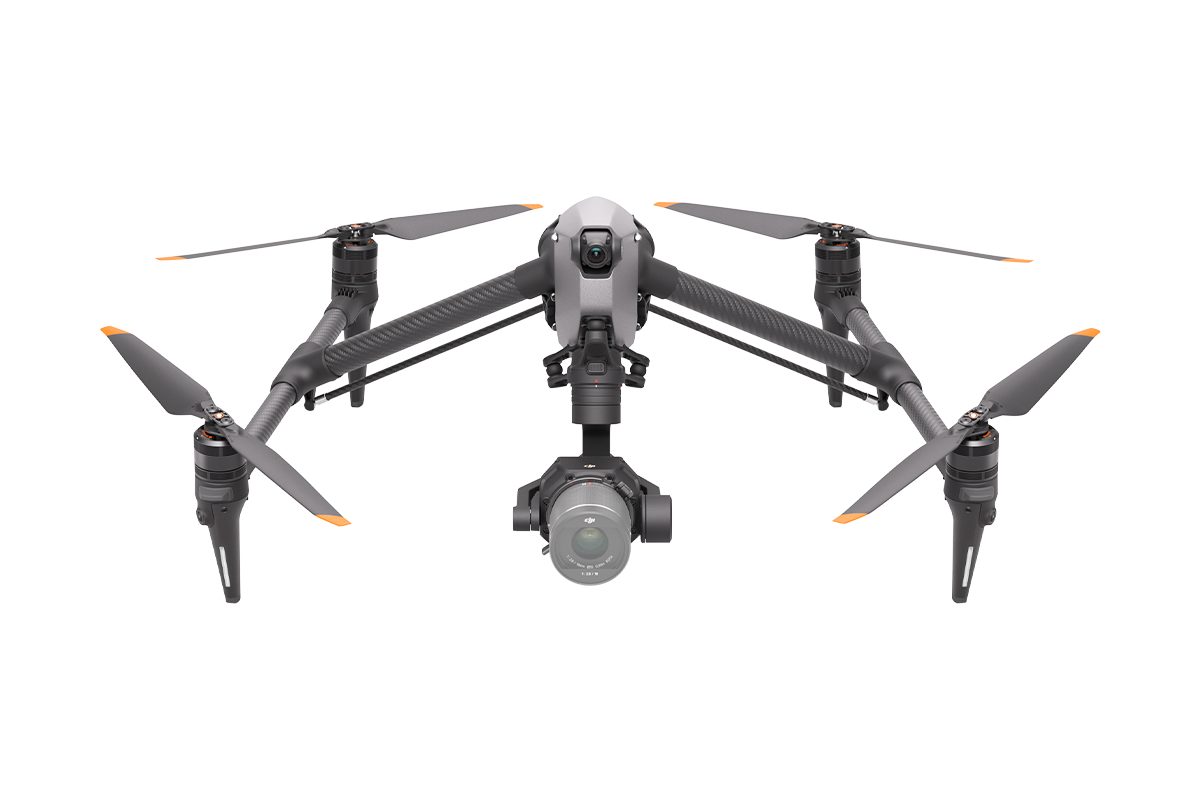 DJI Inspire 3 Cinema Drone product view with optional lens, sold separately