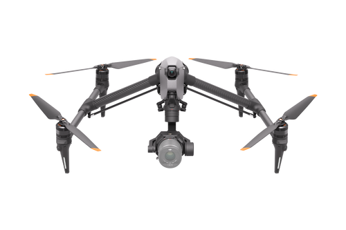 DJI Inspire 3 Cinema Drone product view with optional lens, sold separately