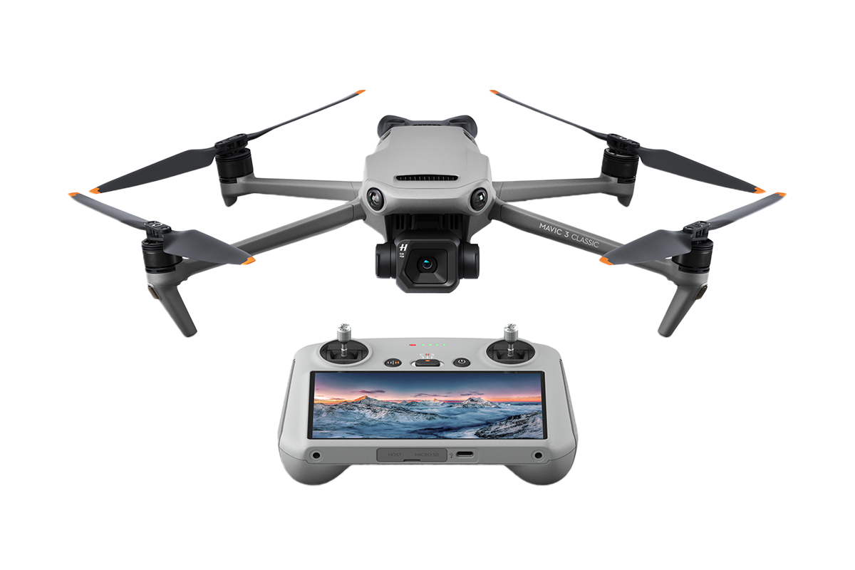 DJI Mavic 3 Classic with DJI RC, Open Box model illustration; not the condition or complete contents of the individual open-box unit