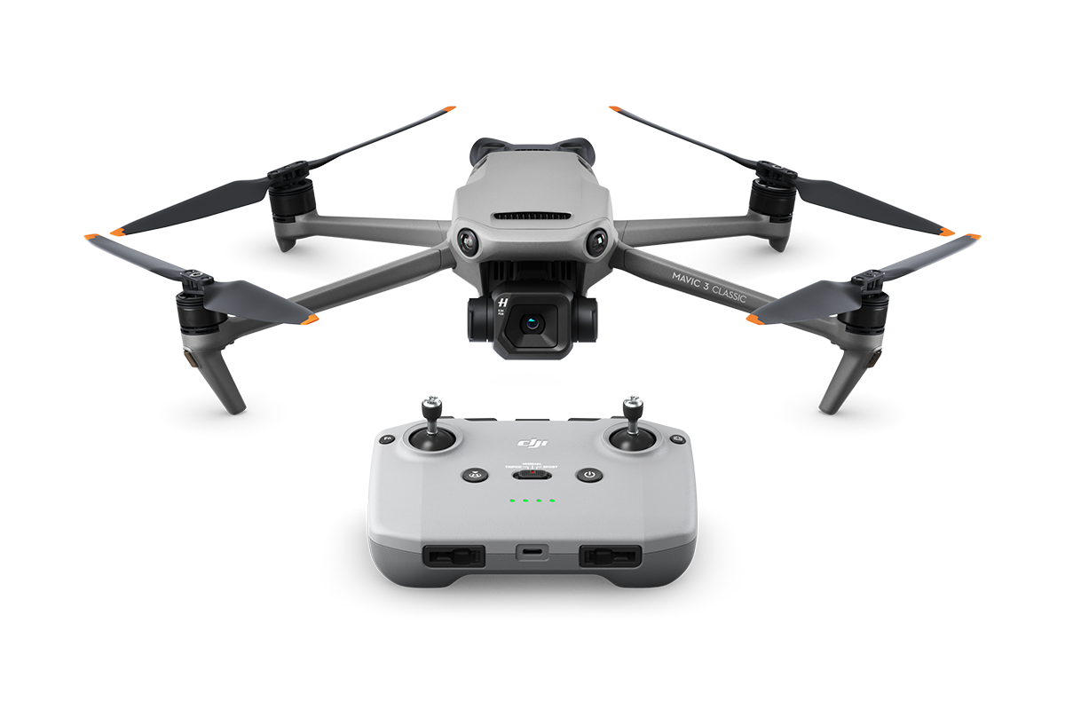 DJI Mavic 3 Classic with Standard Remote, Open Box model illustration; not the condition or complete contents of the individual open-box unit