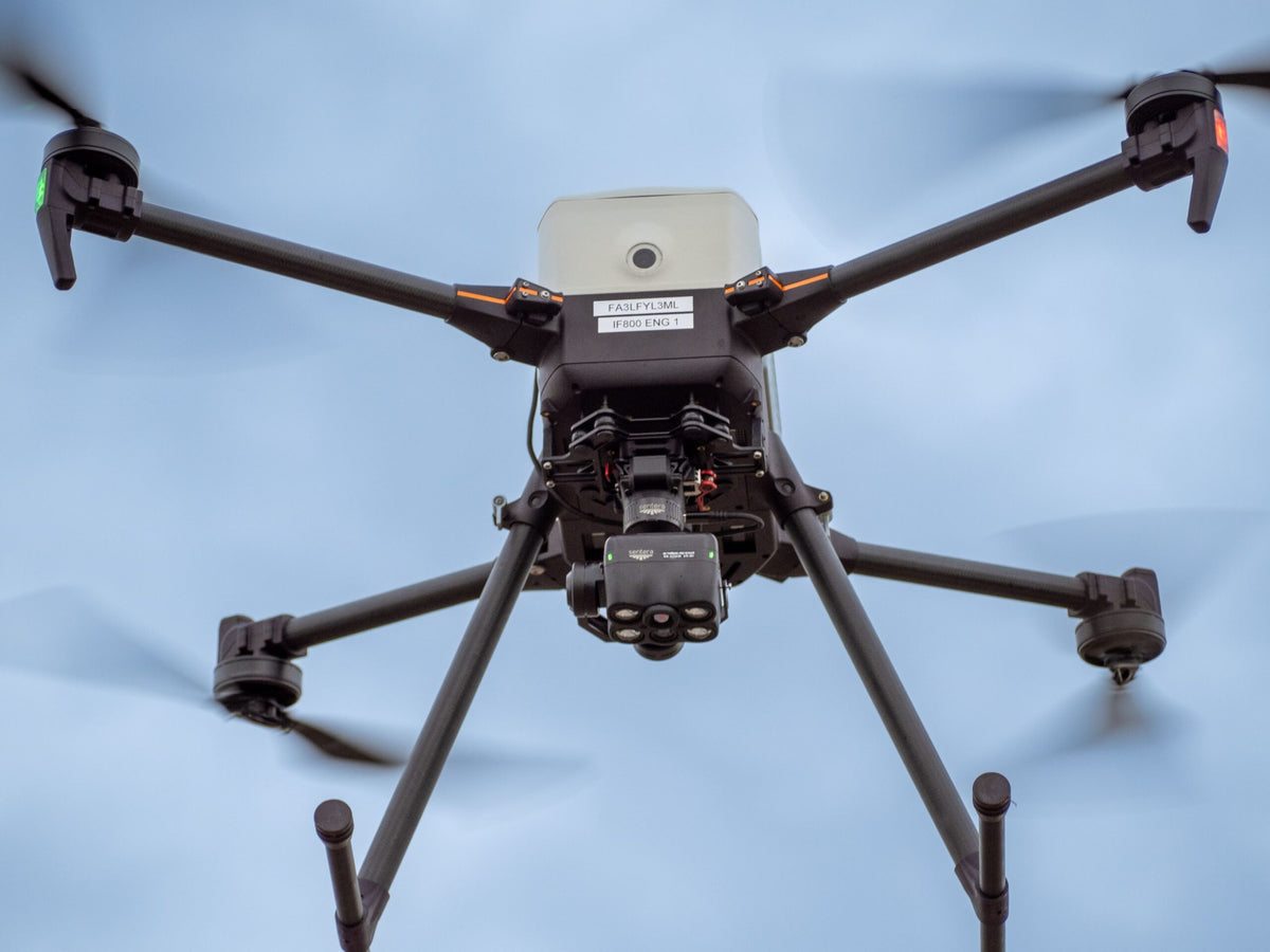 Sentera 6X Thermal Pro installed on an IF800; aircraft shown for illustration and not included