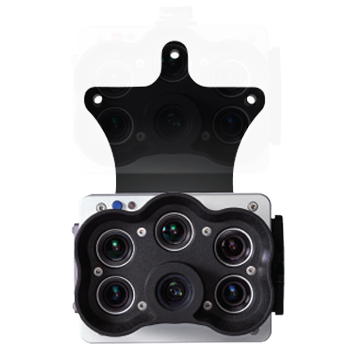 RedEdge-P Blue upgrade camera with the required original RedEdge-P illustrated above; original camera not included.