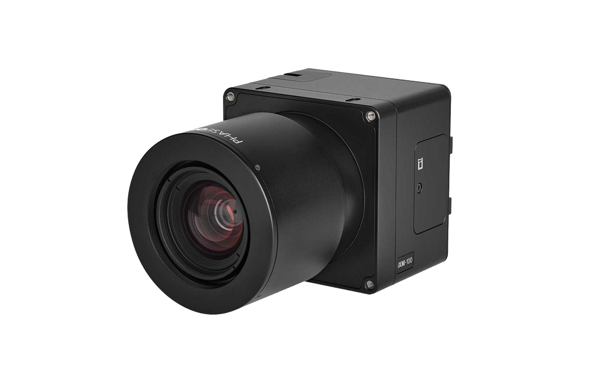 Phase One iXM-100 camera shown with an optional RSM lens; lens not included.