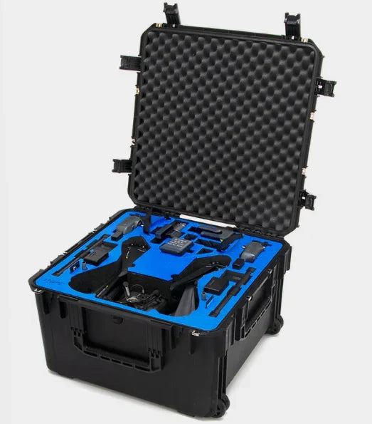 GPC DJI Matrice 350 Case product view 1; Aircraft, batteries, controllers and other equipment shown for fit are not included with the case.