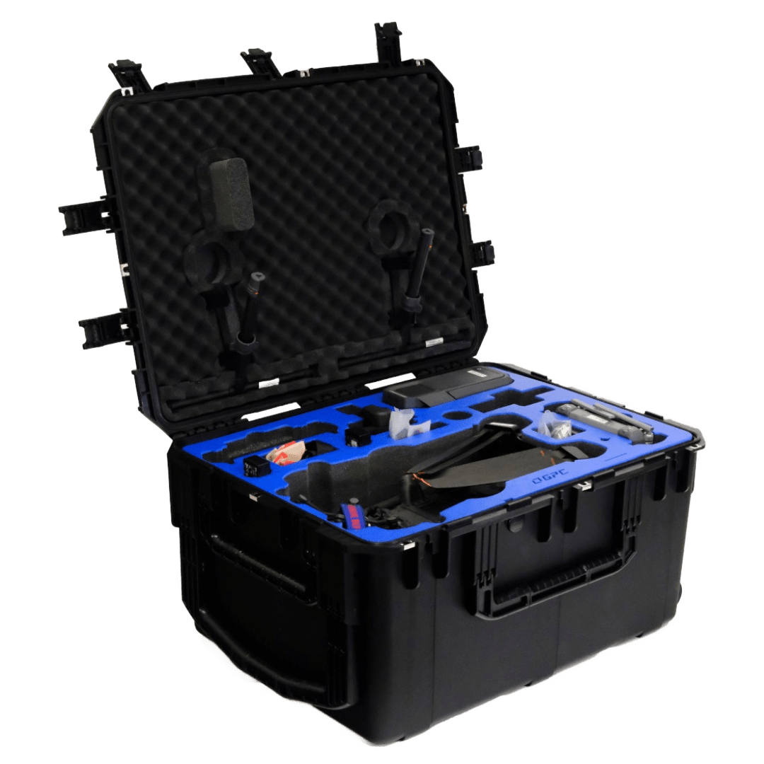 GPC Case for DJI Matrice 400 (GPC-DJI-M400) product view 1; Aircraft, batteries, controllers and other equipment shown for fit are not included with the case.