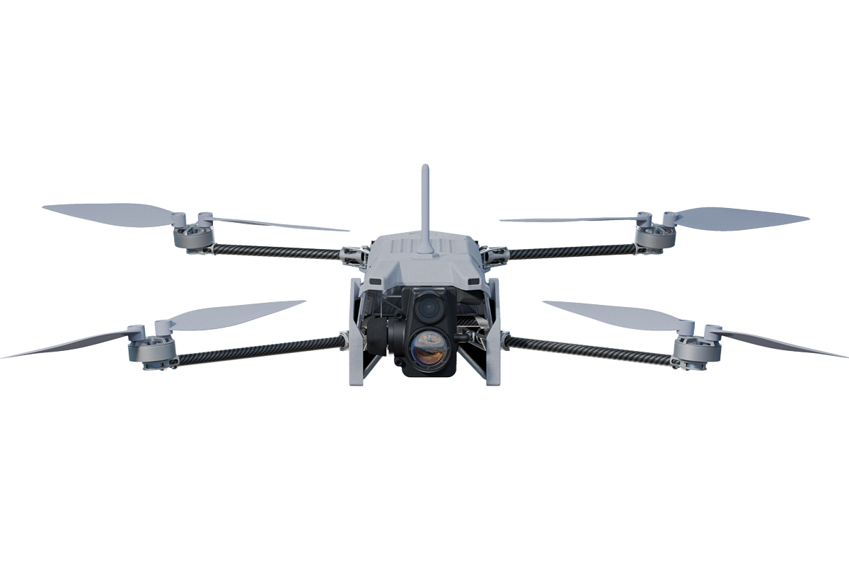 Vantage Trace aircraft, front view.