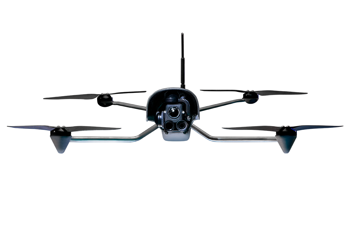 Vantage Vesper aircraft front view for illustration; sensor, battery and accessory configuration is specified in this bundle description.