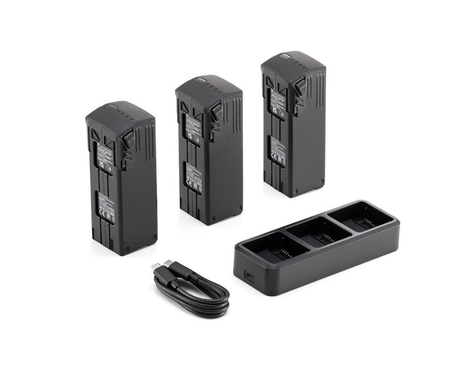 DJI Mavic 3 Enterprise Series Battery Kit with three batteries and 100W charging hub