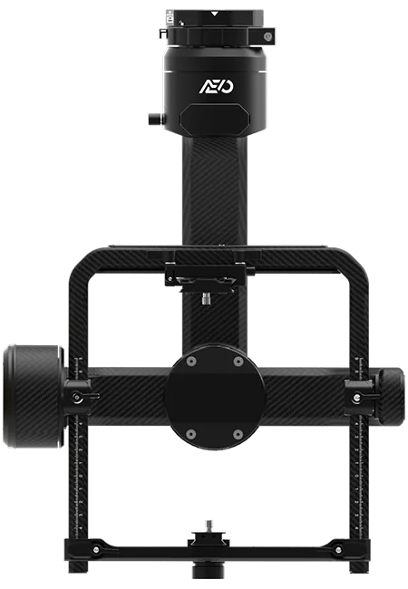 Gremsy AEVO gimbal, front camera-cage view