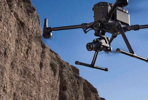 Zenmuse P1 mounted on a Matrice aircraft during a mapping flight