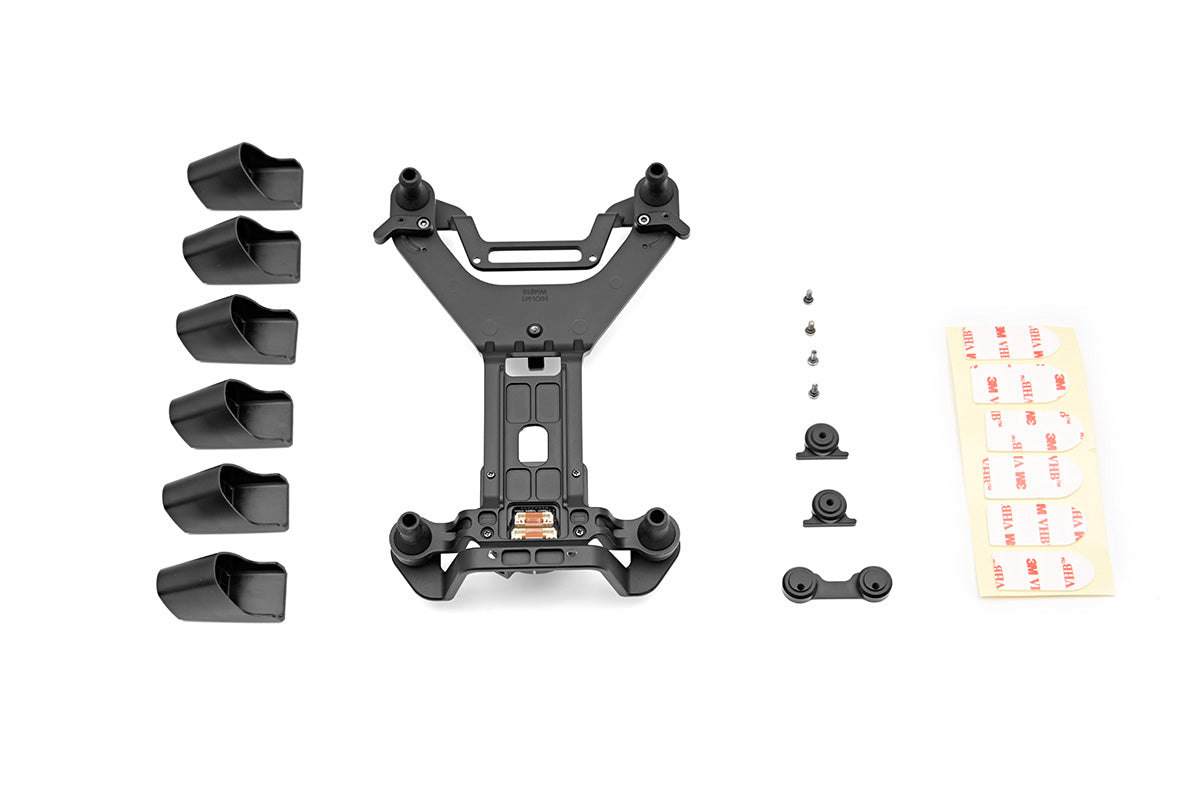DJI Zenmuse X5 vibration-absorbing board with mounting components pictured.