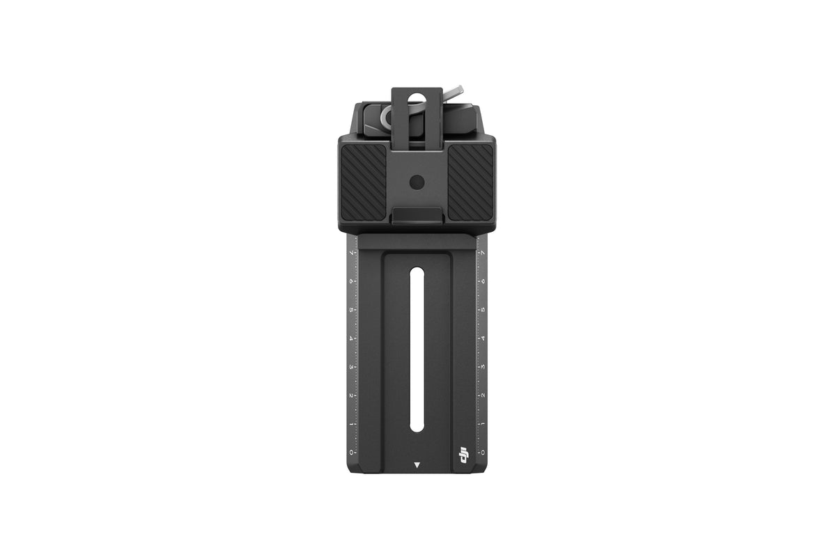 DJI RS Pro lower quick-release plate 2024, top view