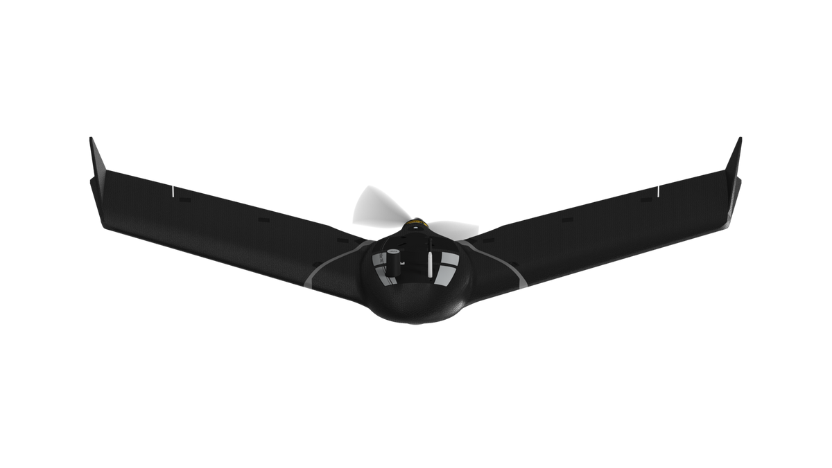 senseFly eBee TAC Public Safety with Endurance and RTK/PPK, No Payload aircraft illustration; camera payload not included
