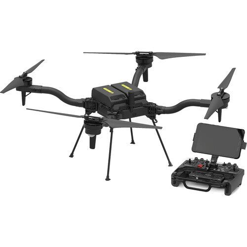 Freefly aircraft package view. Flight batteries shown for illustration and are not included.