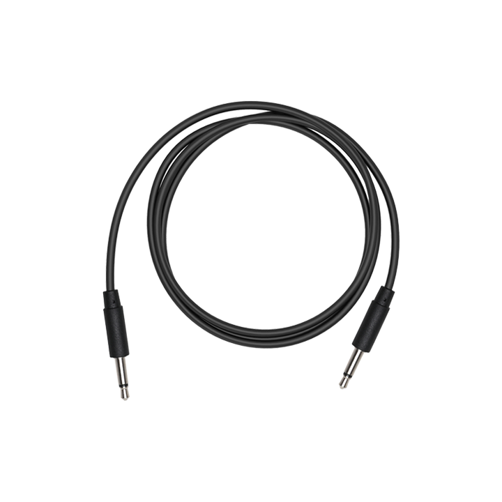 DJI Goggles Racing Edition cable with mono 3.5 mm jack plugs at both ends.