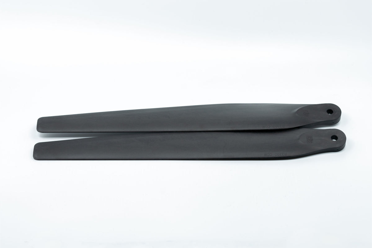 DJI T16 33-inch propeller blade pair (CCW), product view.