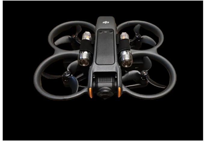 Firehouse Tech DJI Avata 2 Tactical Light Kit (4 Light Dual Kit): lighting kit shown installed on aircraft