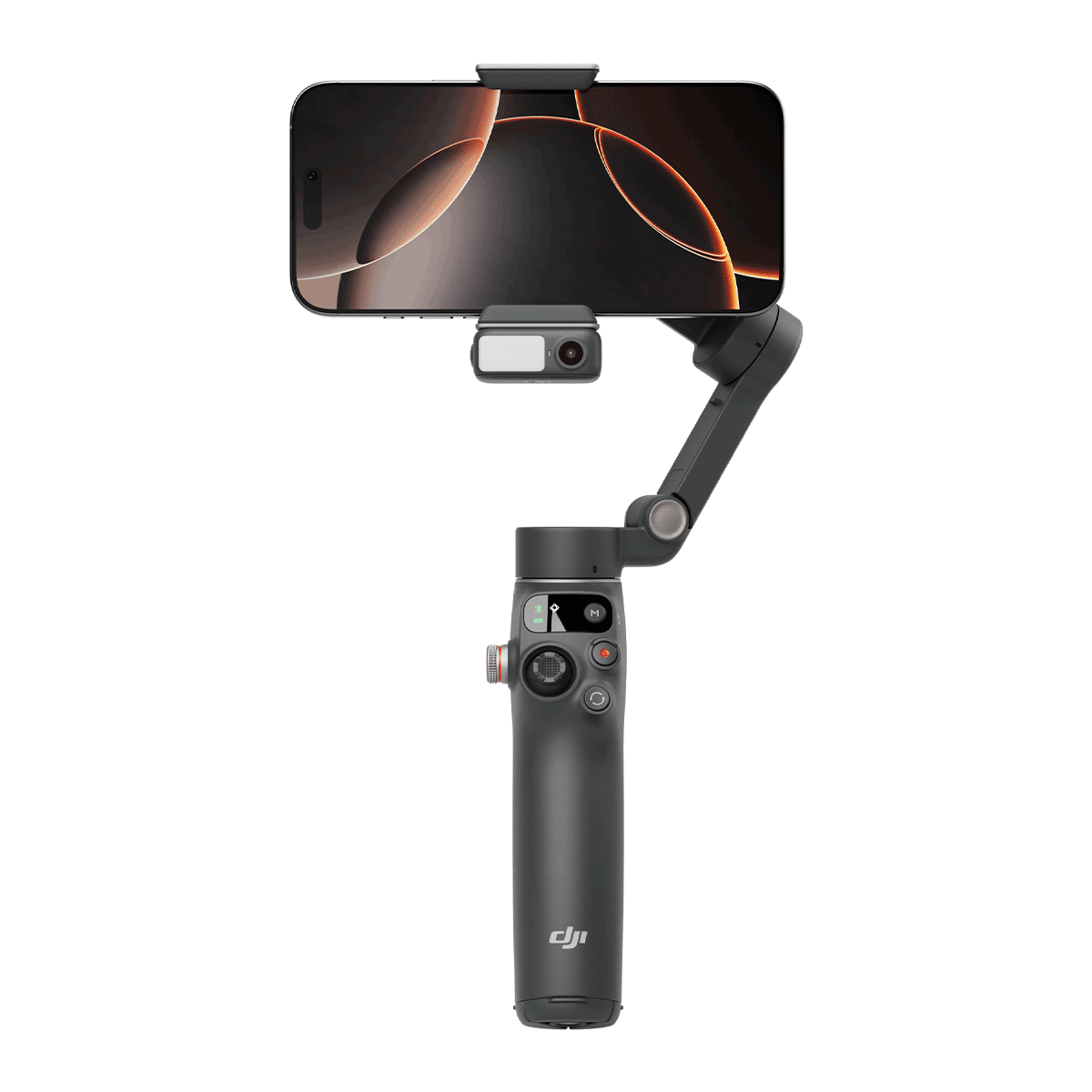 DJI Osmo Mobile 7P — phone shown for mounting illustration