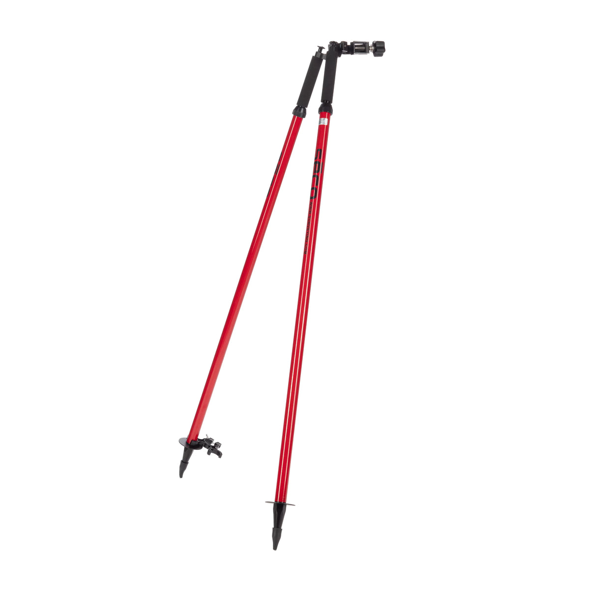 SECO red thumb-release bipod without pole or receiver