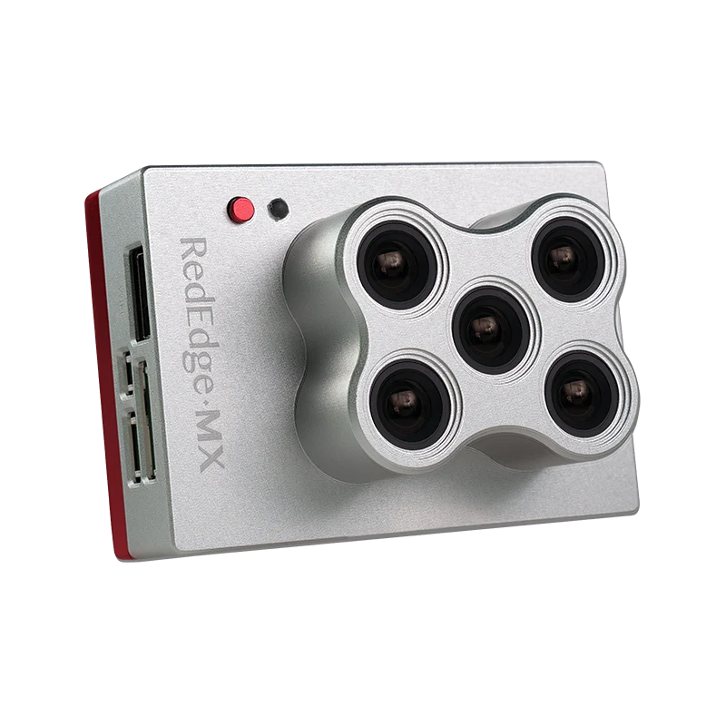 MicaSense RedEdge-MX multispectral camera.