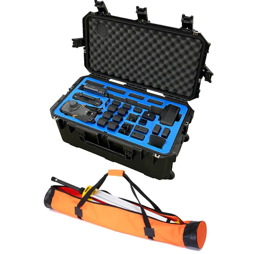 GPC DJI Mavic 3 Enterprise w/Ground Station Case Bundle product view 1; Aircraft, batteries, controllers, computers and other equipment shown for fit are not included with the case.