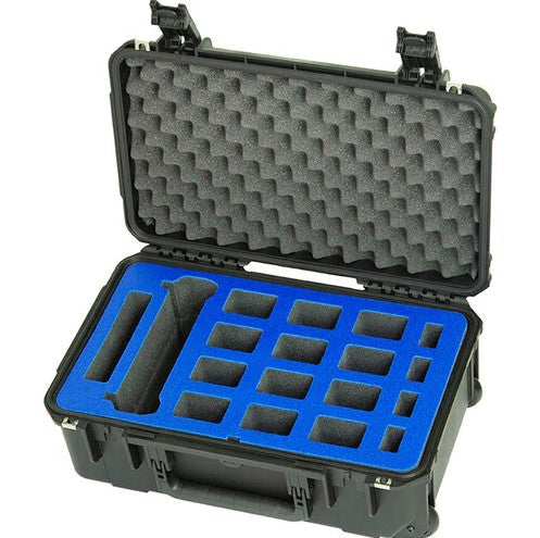 GPC DJI Matrice 30 Twelve Battery Wheeled Case product view 1; Aircraft, batteries, controllers, computers and other equipment shown for fit are not included with the case.