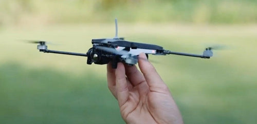 Vantage Trace aircraft held in one hand for illustration; sensor, battery and accessory configuration is specified in this bundle description.